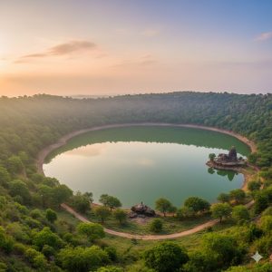 Explained: Why rising water levels threaten Maharashtra’s age-old Lonar lake and nearby structures